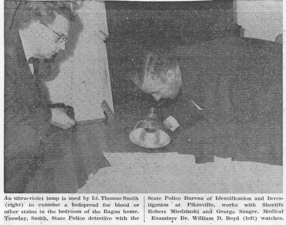  Lt. Smith processes the bedroom 